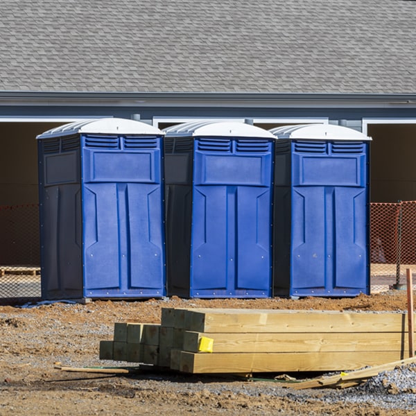 are there any restrictions on where i can place the portable restrooms during my rental period in Ball